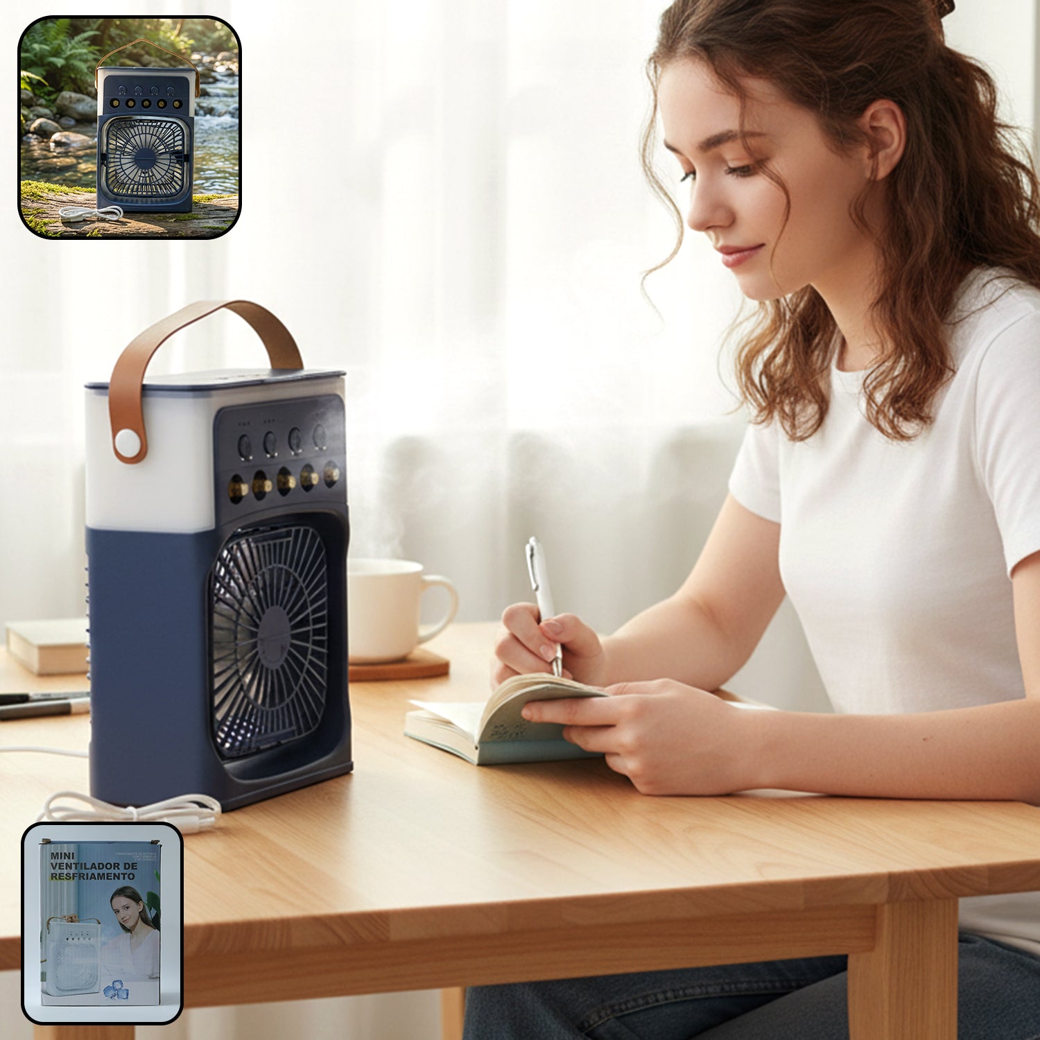 Portable Usb Rechargeable Mini Cooling Fan